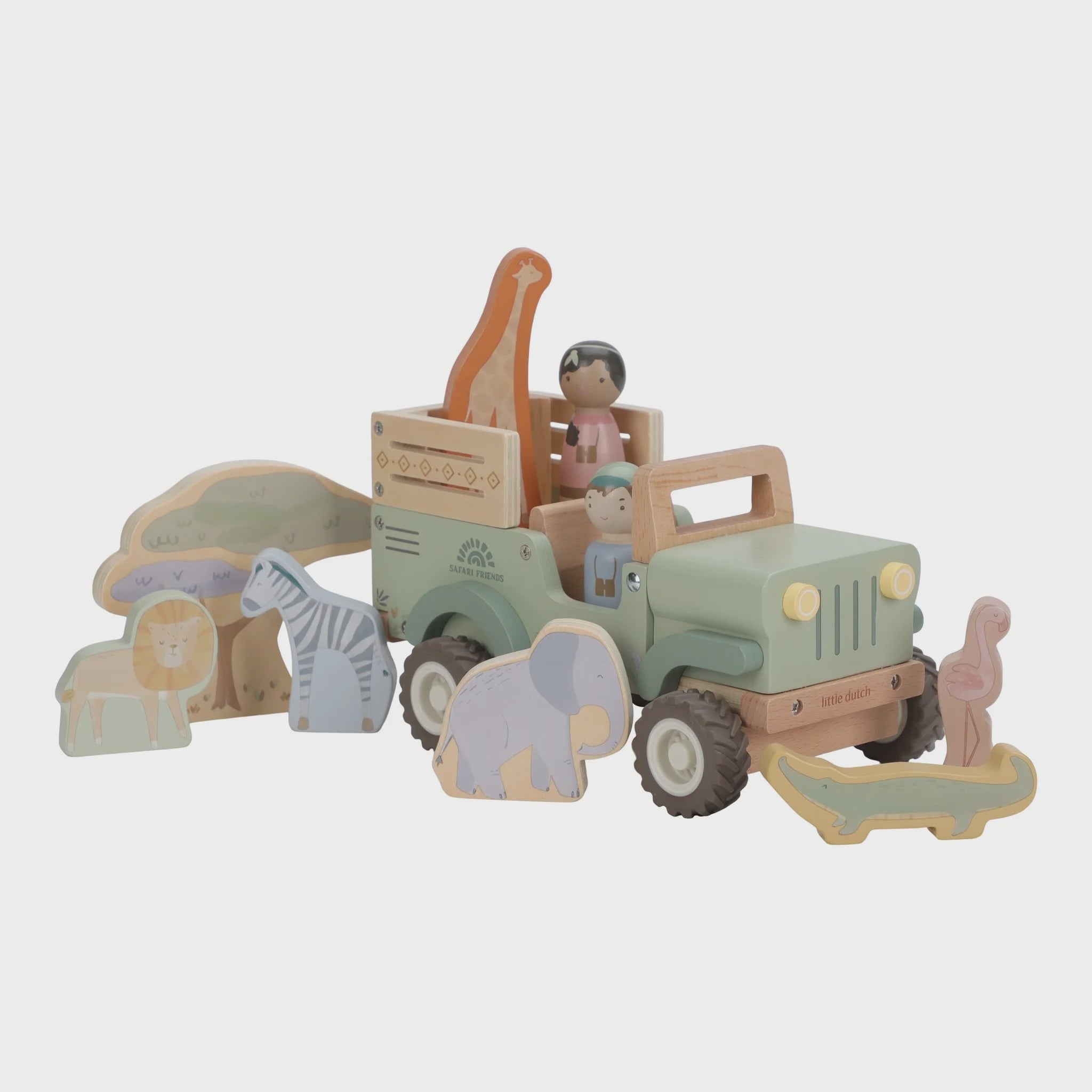 Safari Car with Animals