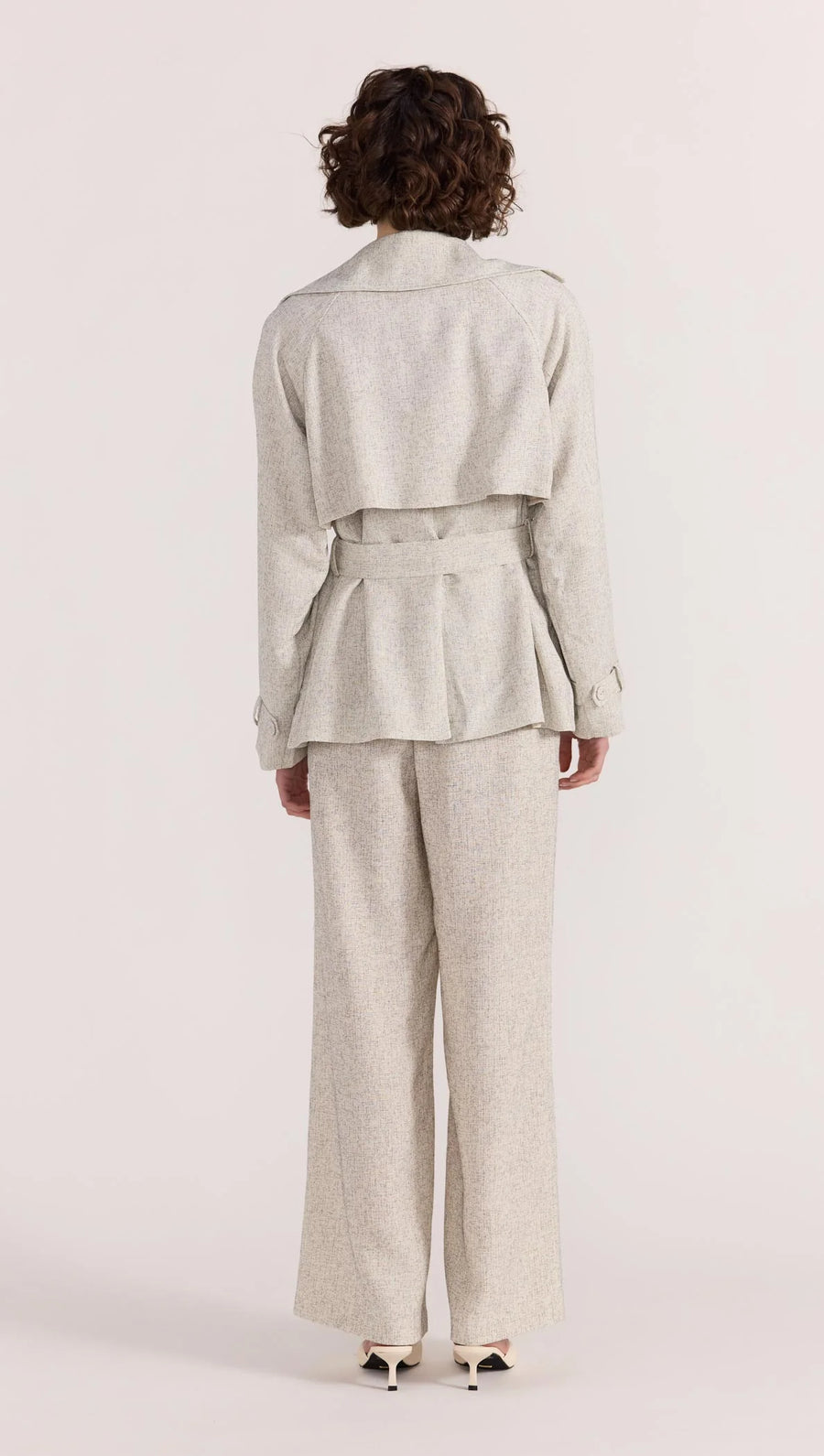 Lucielle Crop Trench Coat