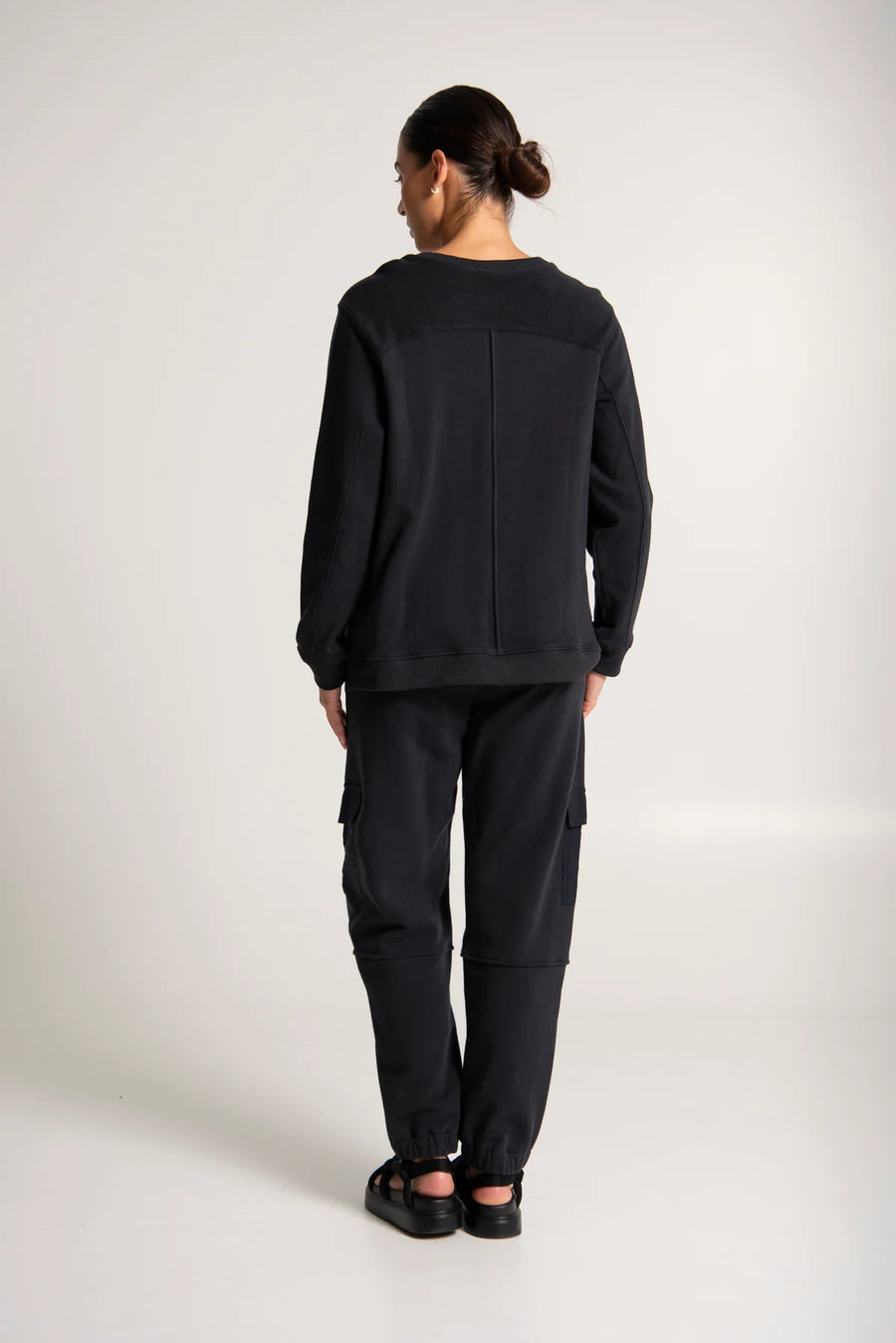 Cotton Terry Cargo Pocket Sweat Pant Tejeda Ink