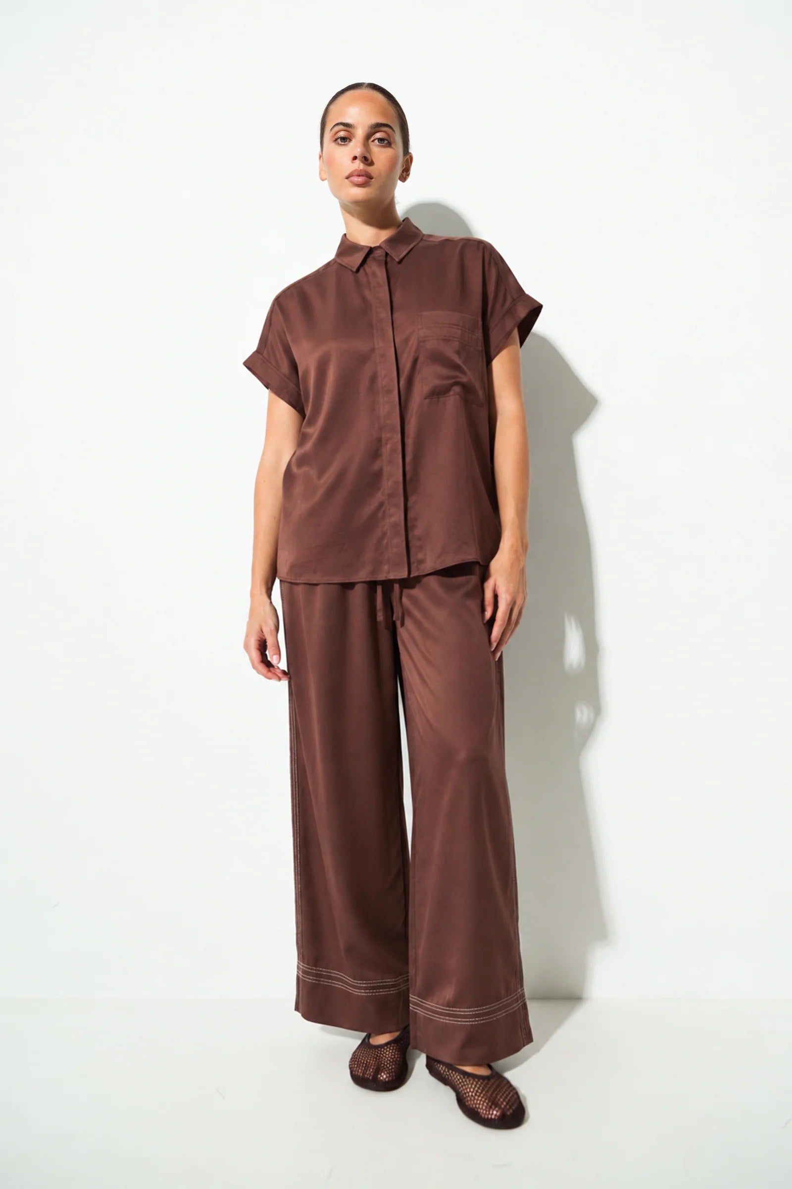 Zermat Short Sleeved Relaxed Fit Shirt Fig