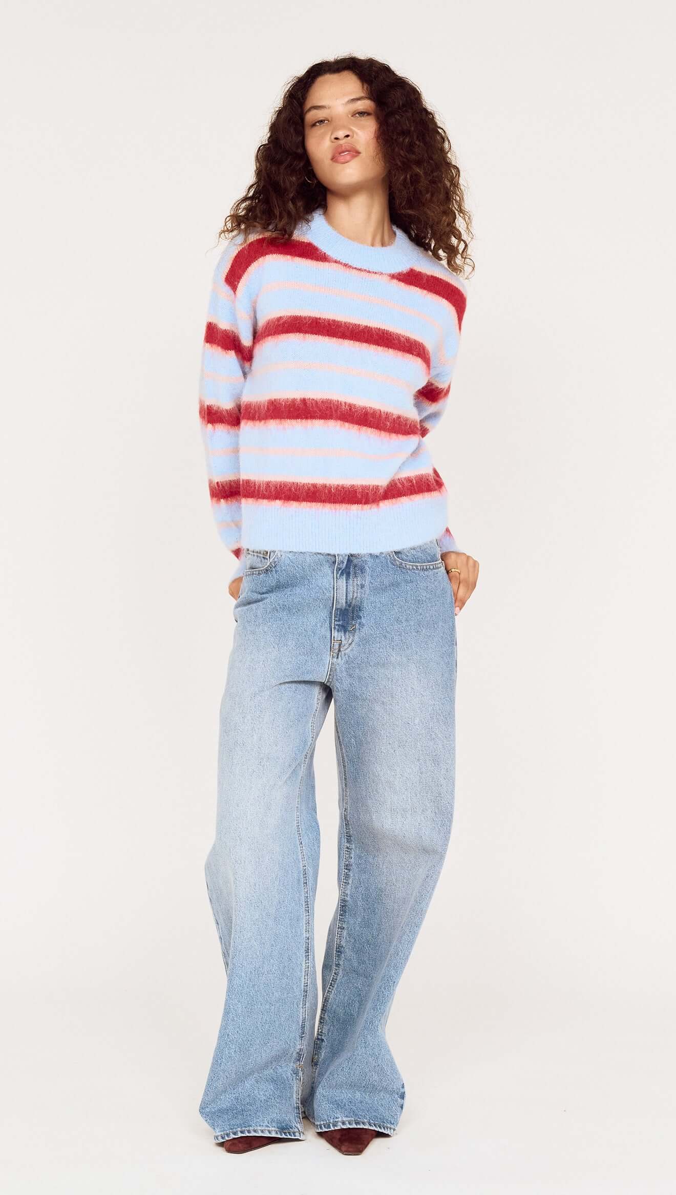 Elka Stripe Knit Jumper