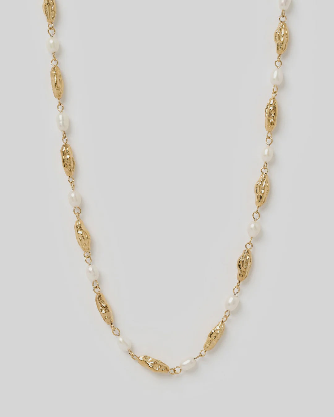 Mimi Pearl & Gold Necklace