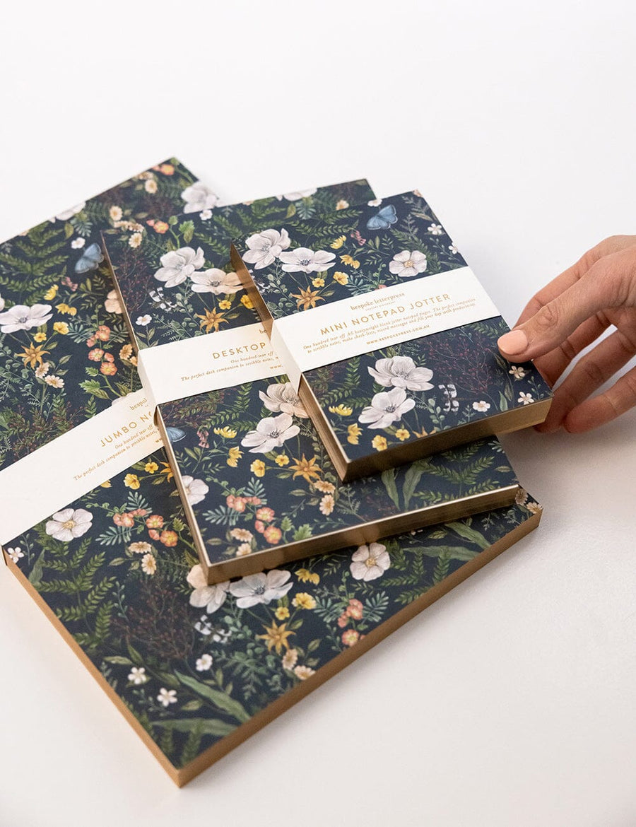 A6 Notepad Mini Jotter Dusk in Bloom