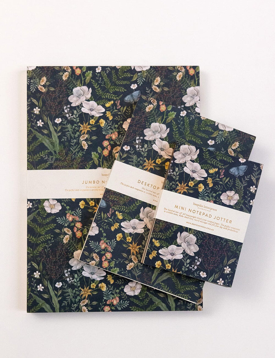 A6 Notepad Mini Jotter Dusk in Bloom