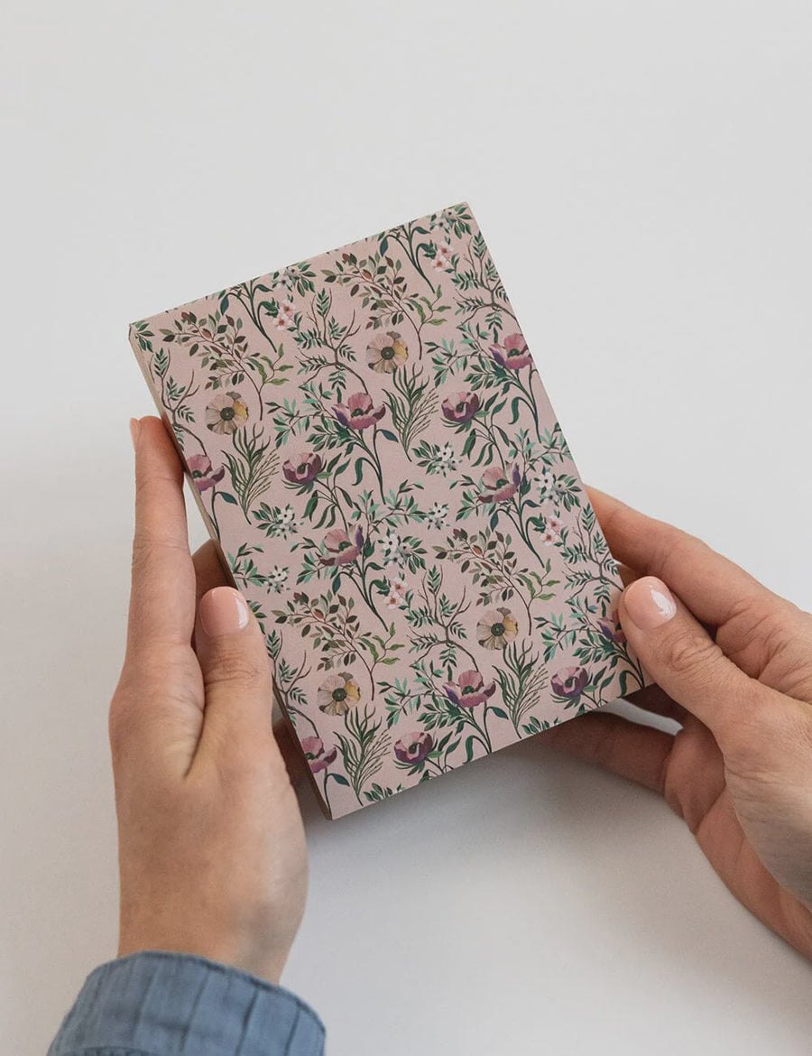 A6 Notepad Mini Jotter Poppies