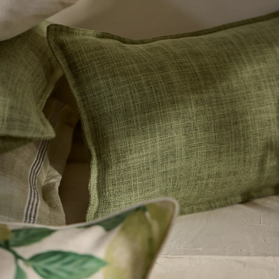 Lane Green Cushion Rectangle