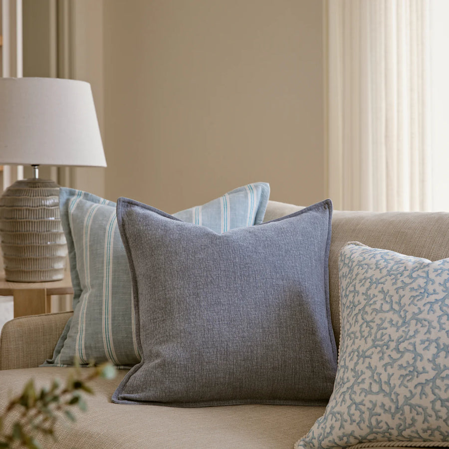 Blake Soft Blue Cushion