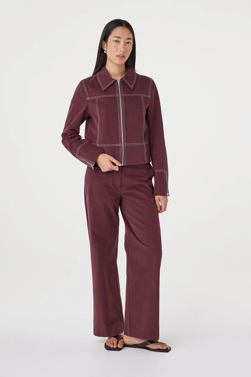 Benny Jacket - Merlot
