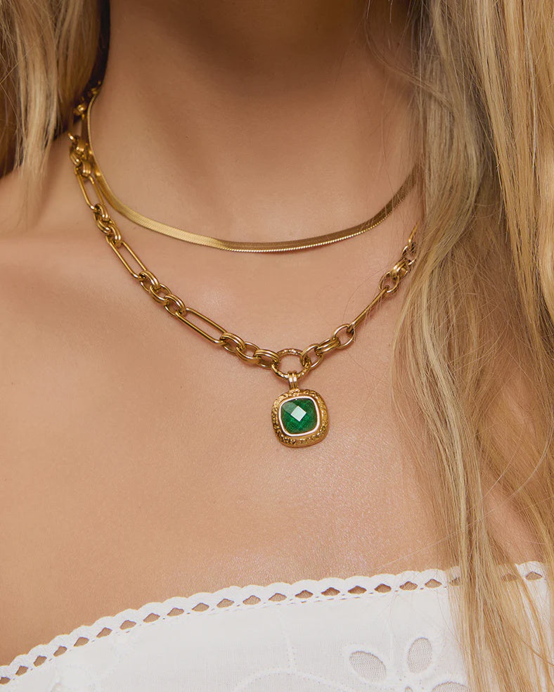 Mason Necklace - Emerald
