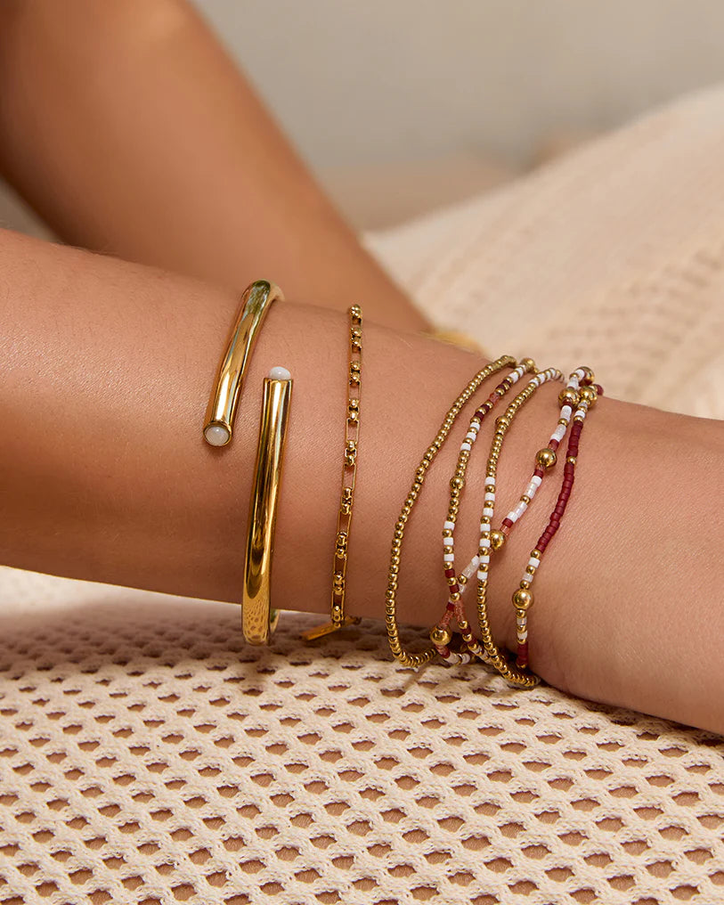 Nellie Bracelet Burgundy