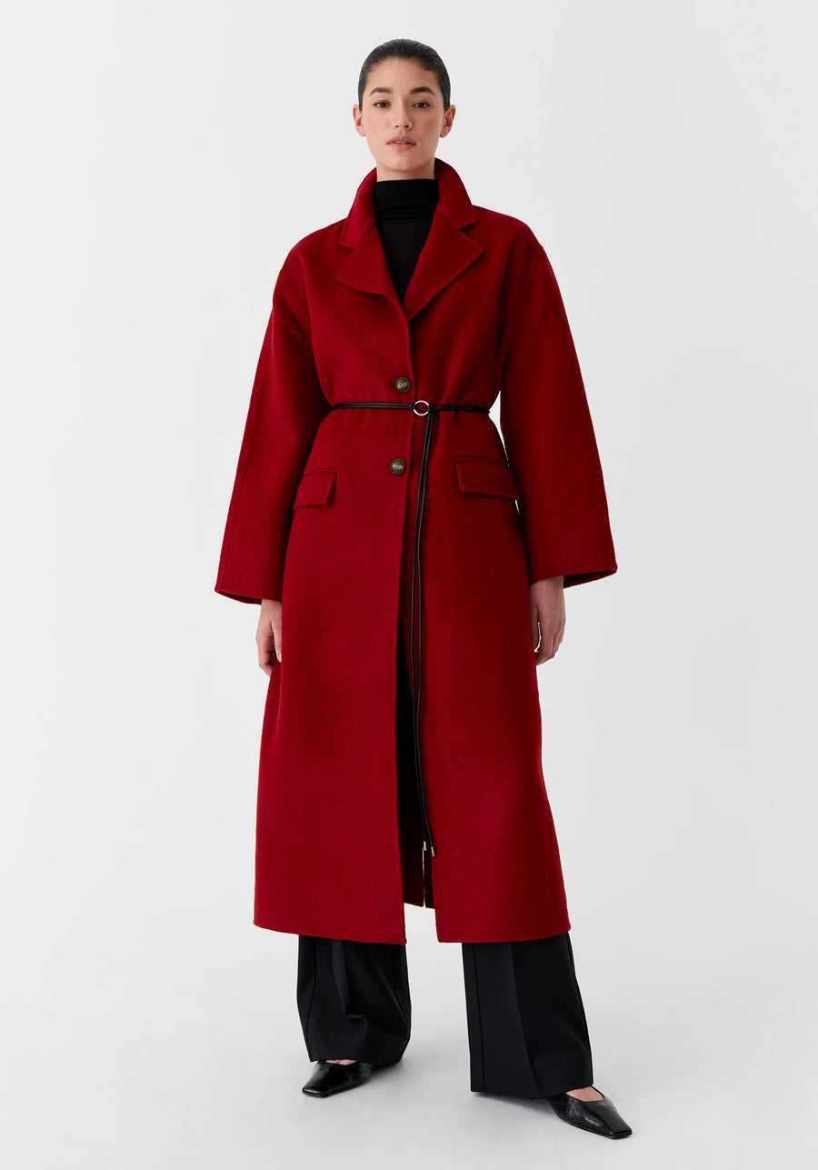 Myles Coat Red