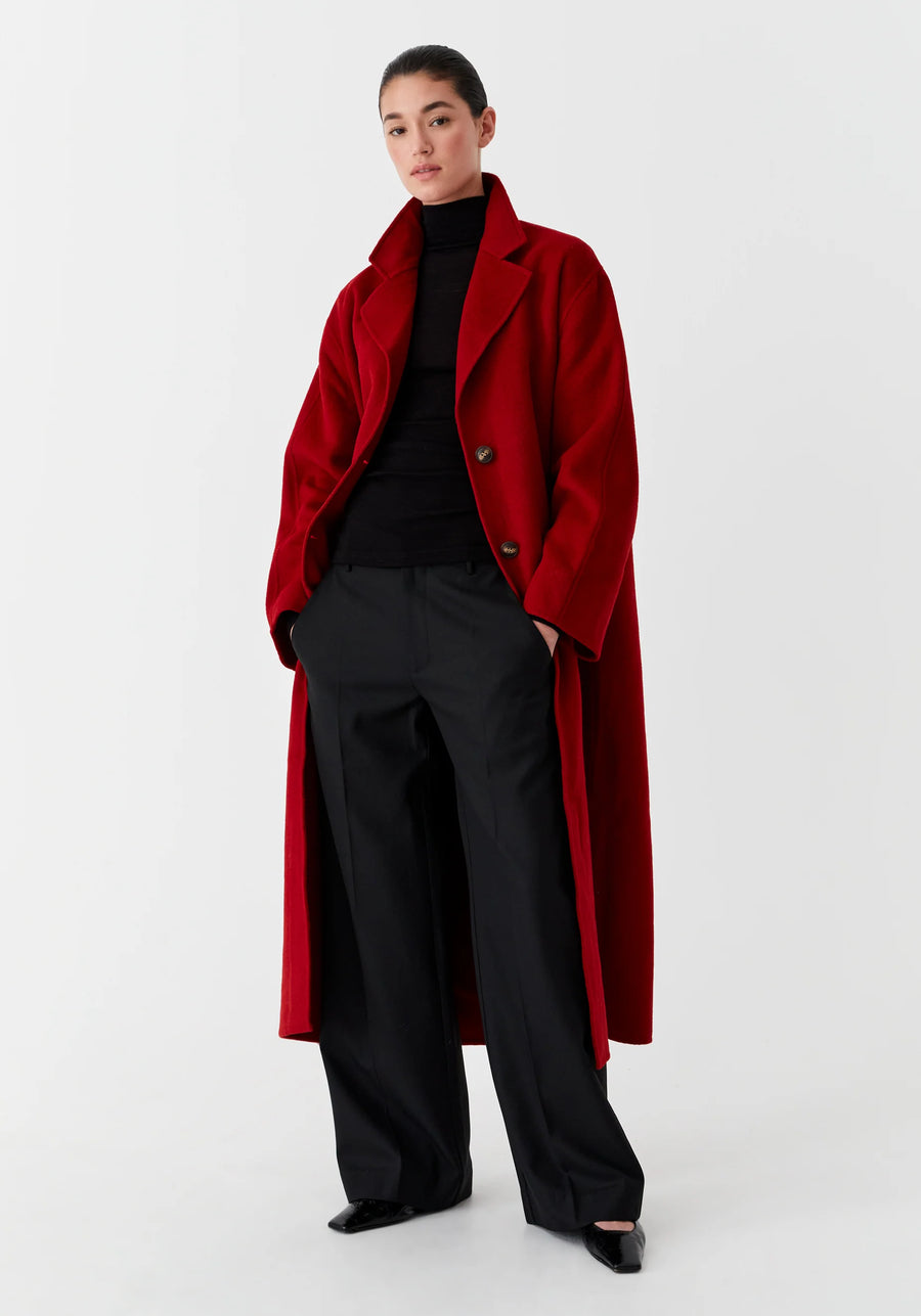 Myles Coat Red