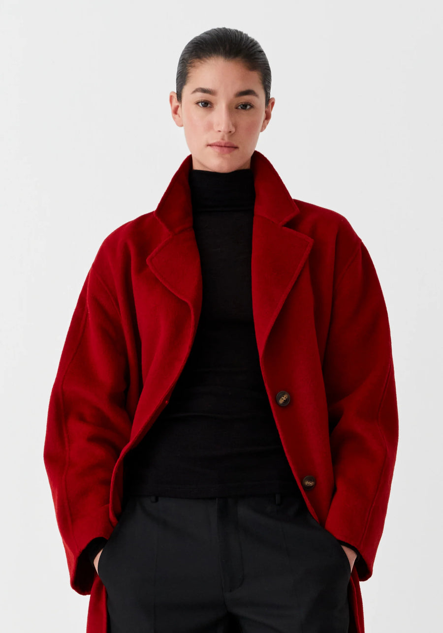 Myles Coat Red