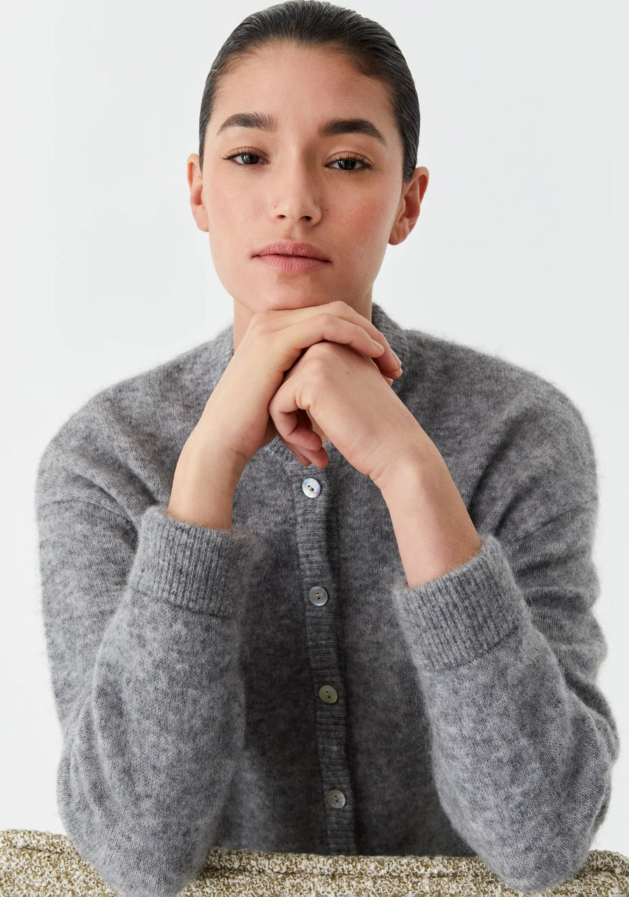 Vance Knit Cardigan Grey