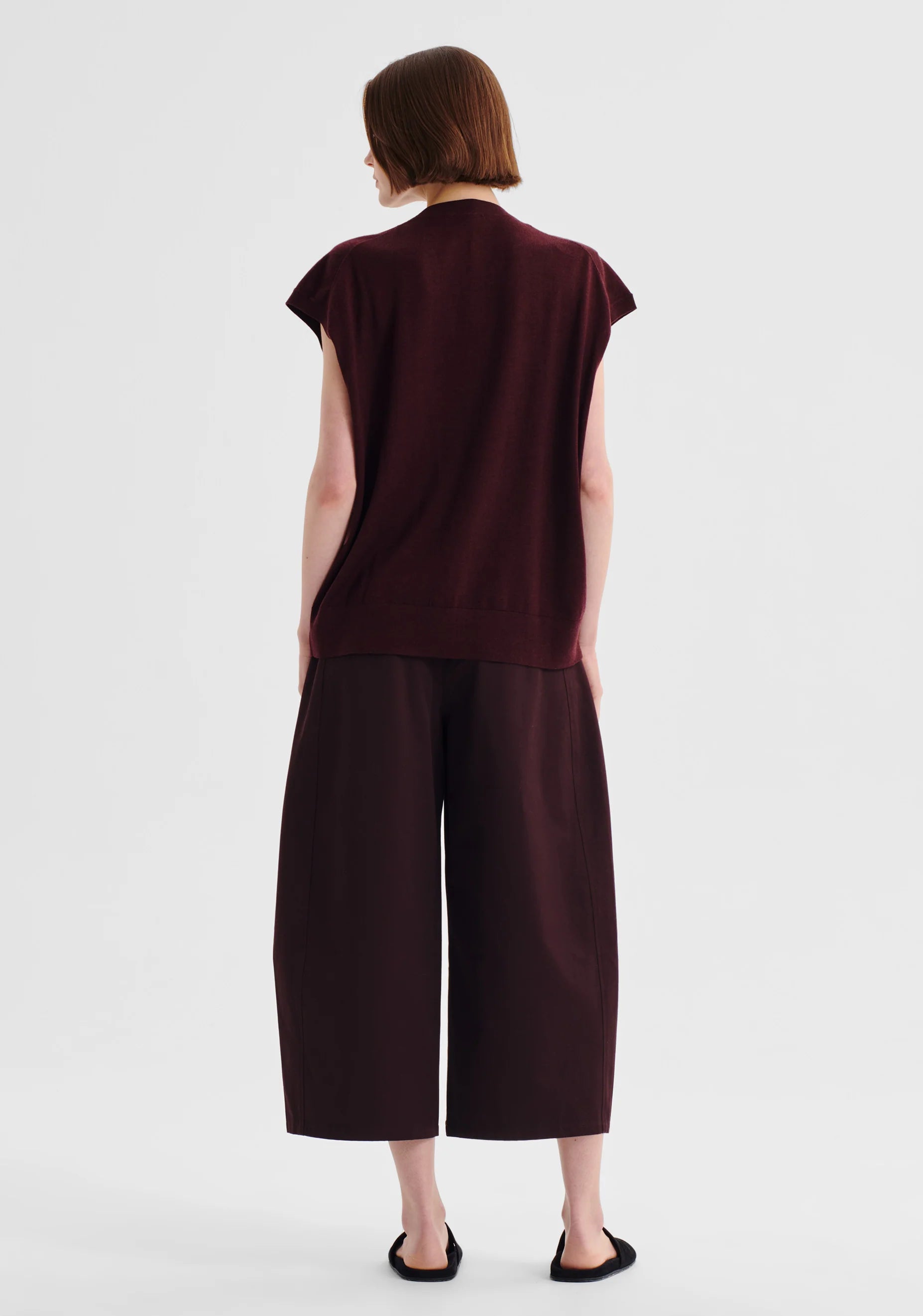 Oxford Merino Wool Knit Vest