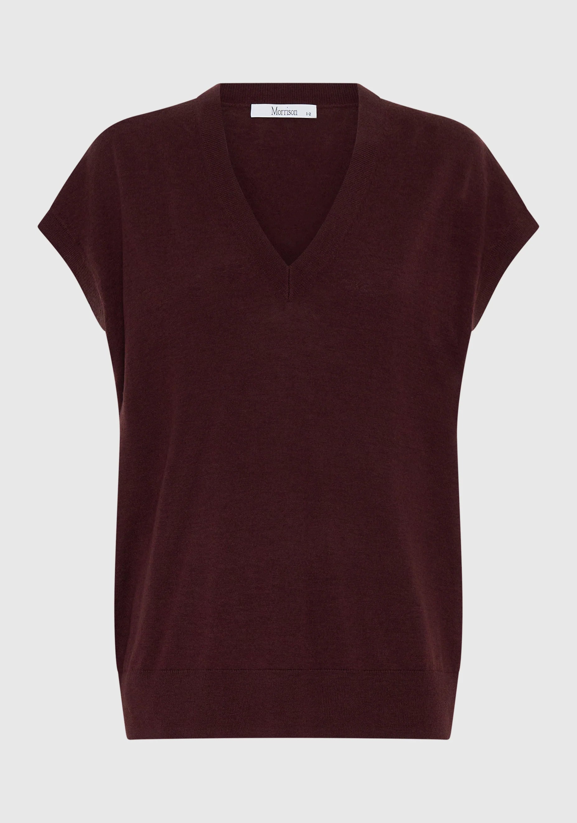 Oxford Merino Wool Knit Vest