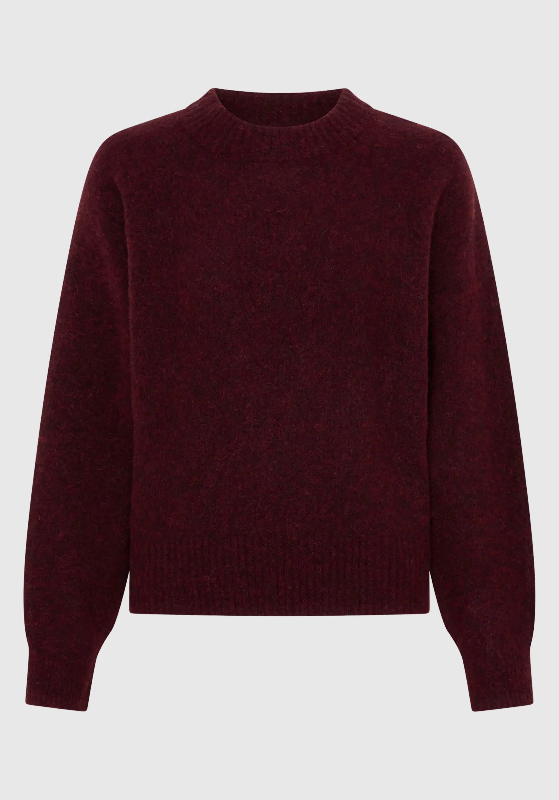 Solenne Knit Pullover Eggplant