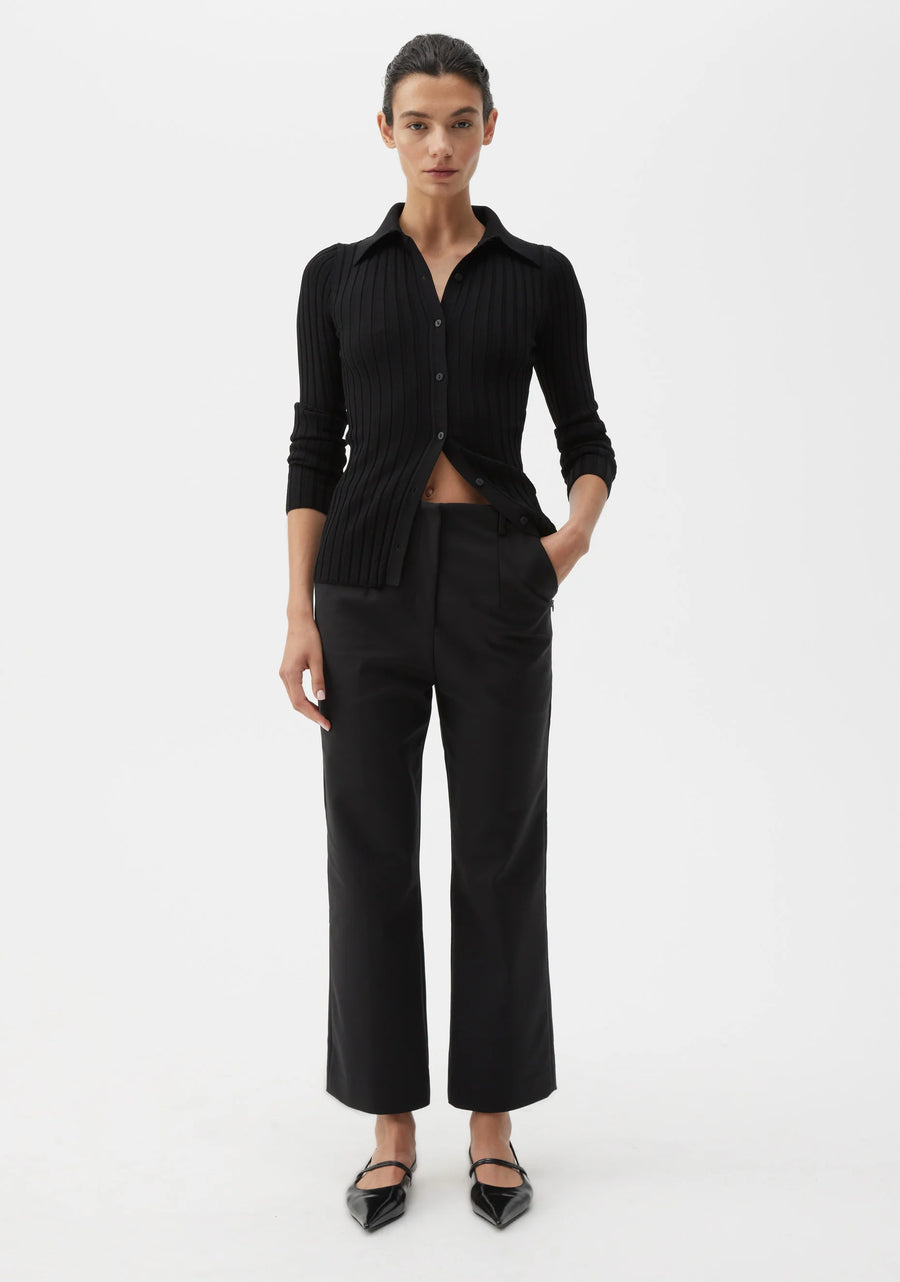 Vaucluse Crop Trouser Black