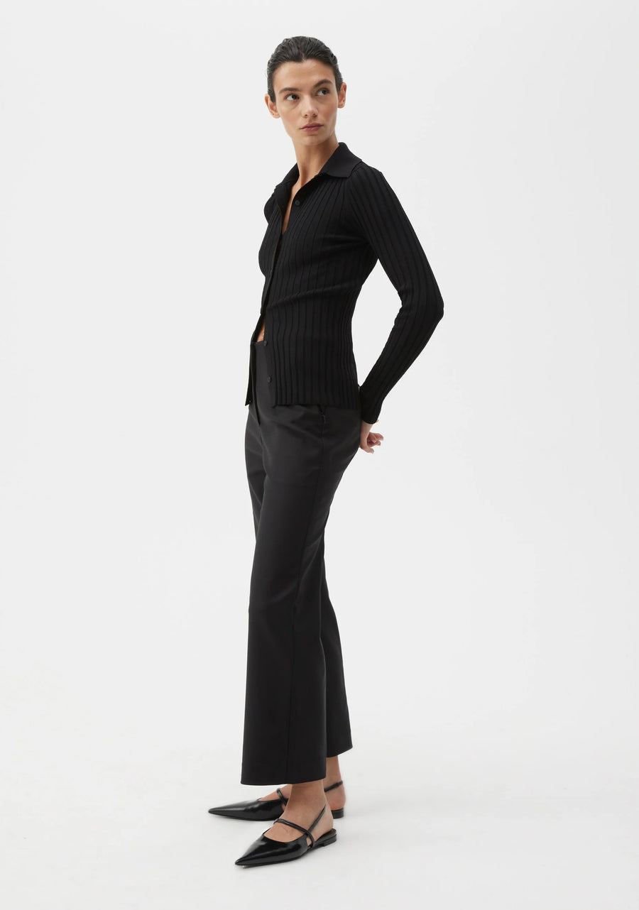 Vaucluse Crop Trouser Black