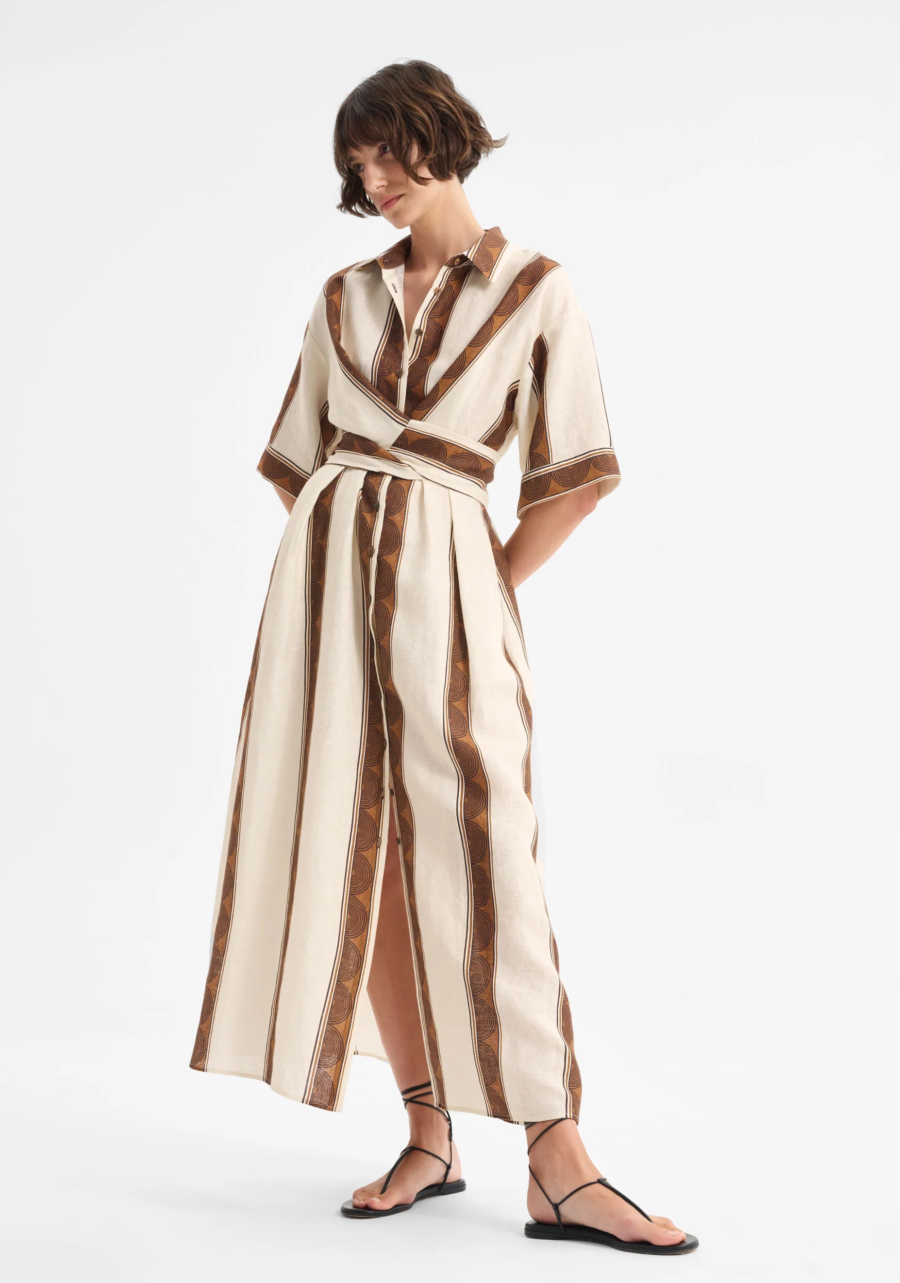 Harriet Linen Shirt Dress