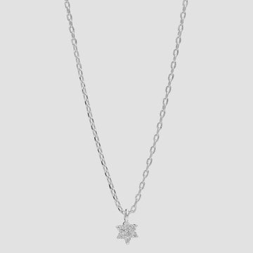 Petal Silver Necklace