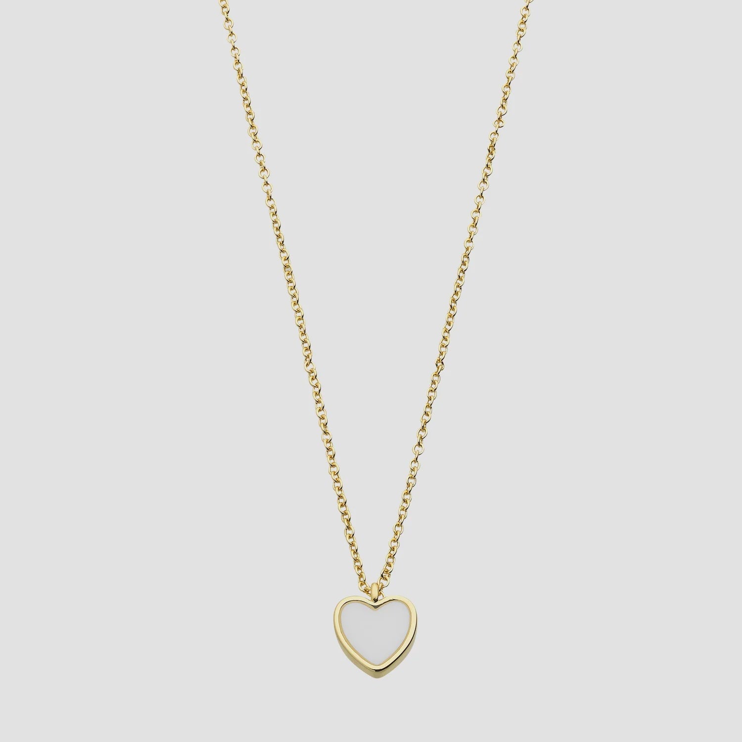 Myra Heart Necklace Gold