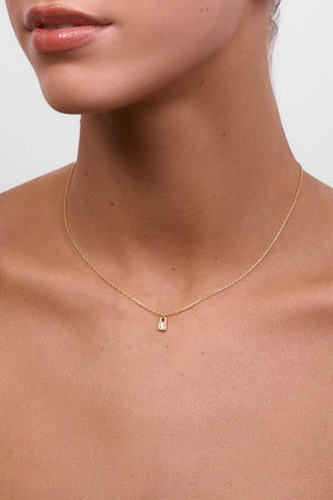 Penny Gold Locket Necklace