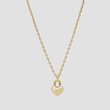 Winnie Heart Necklace - Gold