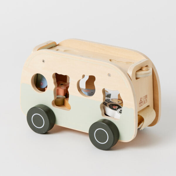 Animal Camper Van Shape Sorter