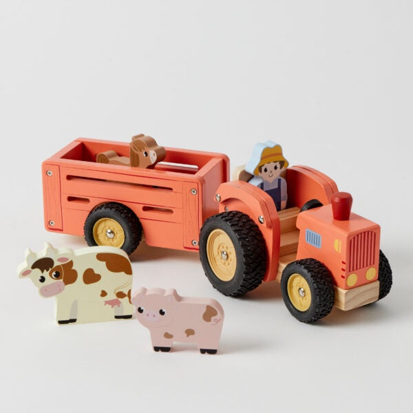 Zookabee Wooden Farm Truck Set