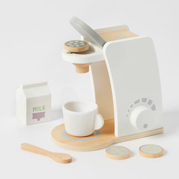Wooden coffee machine