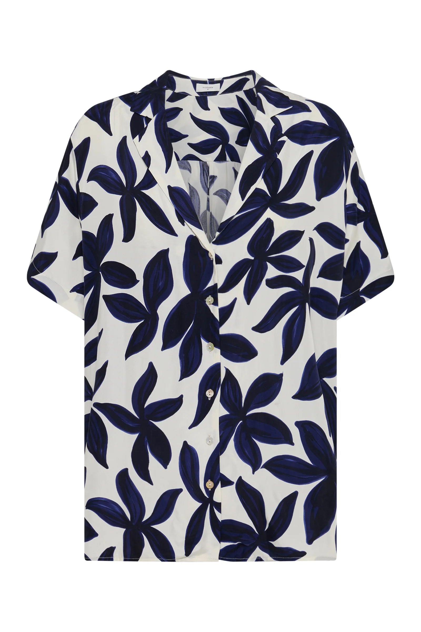 Odessa Cupro Shirt Navy