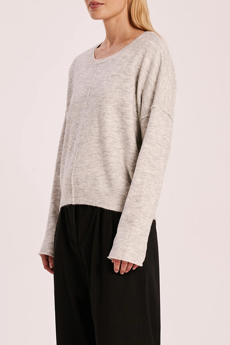 Nude Lucy Remy Knit Grey Marble