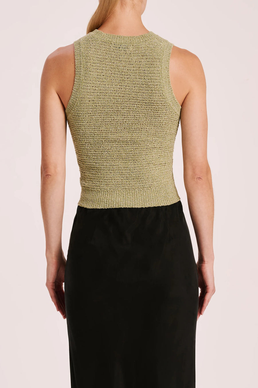 Ember Knit Tank in Lime