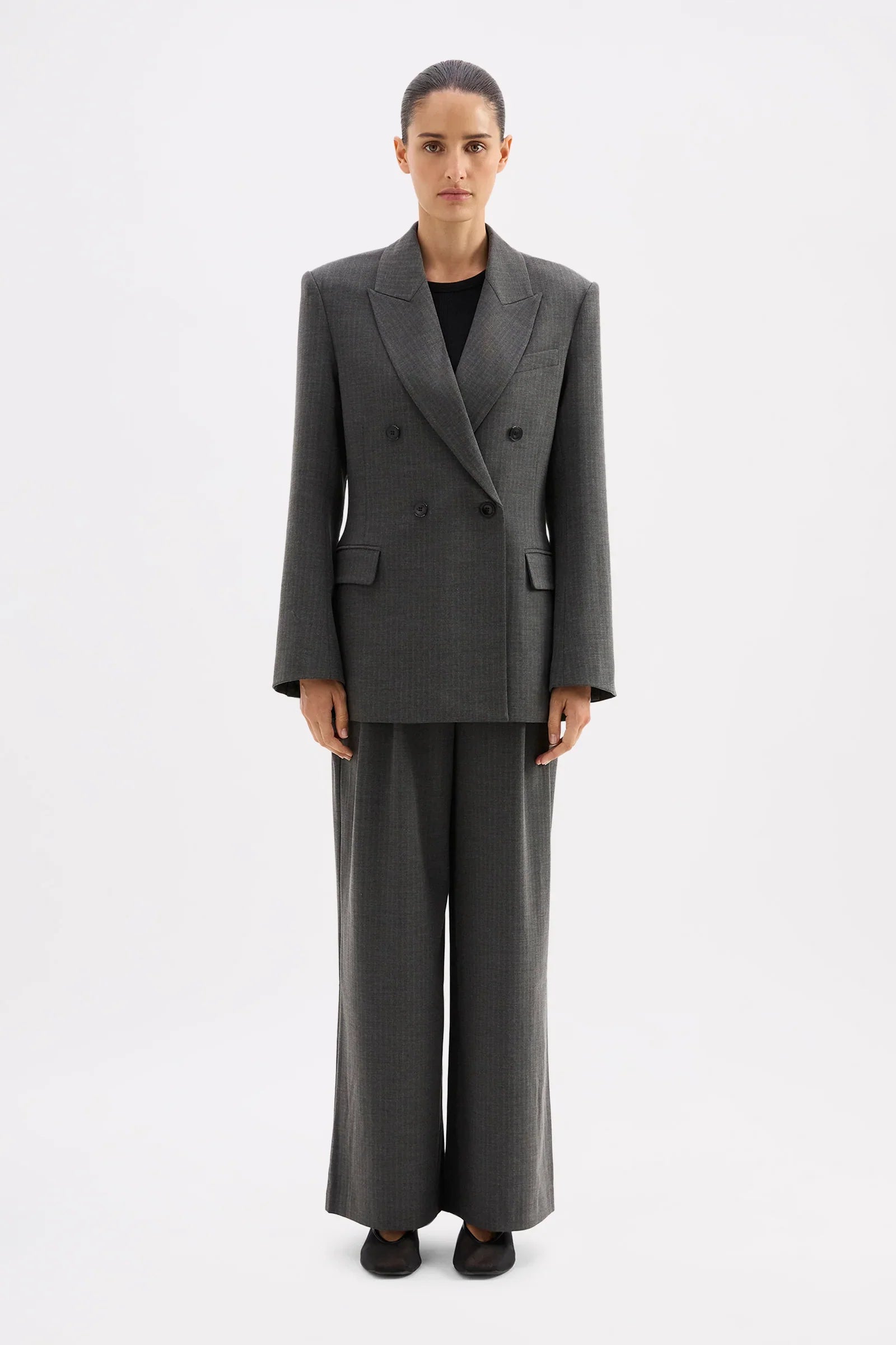 Fosca Blazer Charcoal