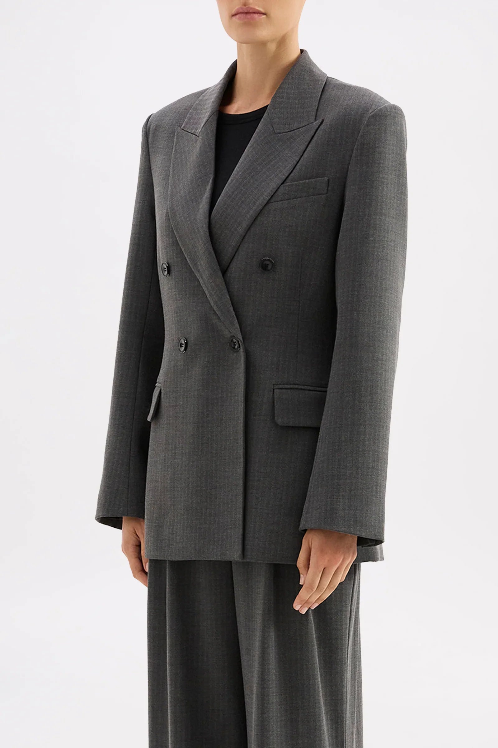 Fosca Blazer Charcoal