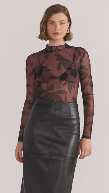 Olina Mesh Top