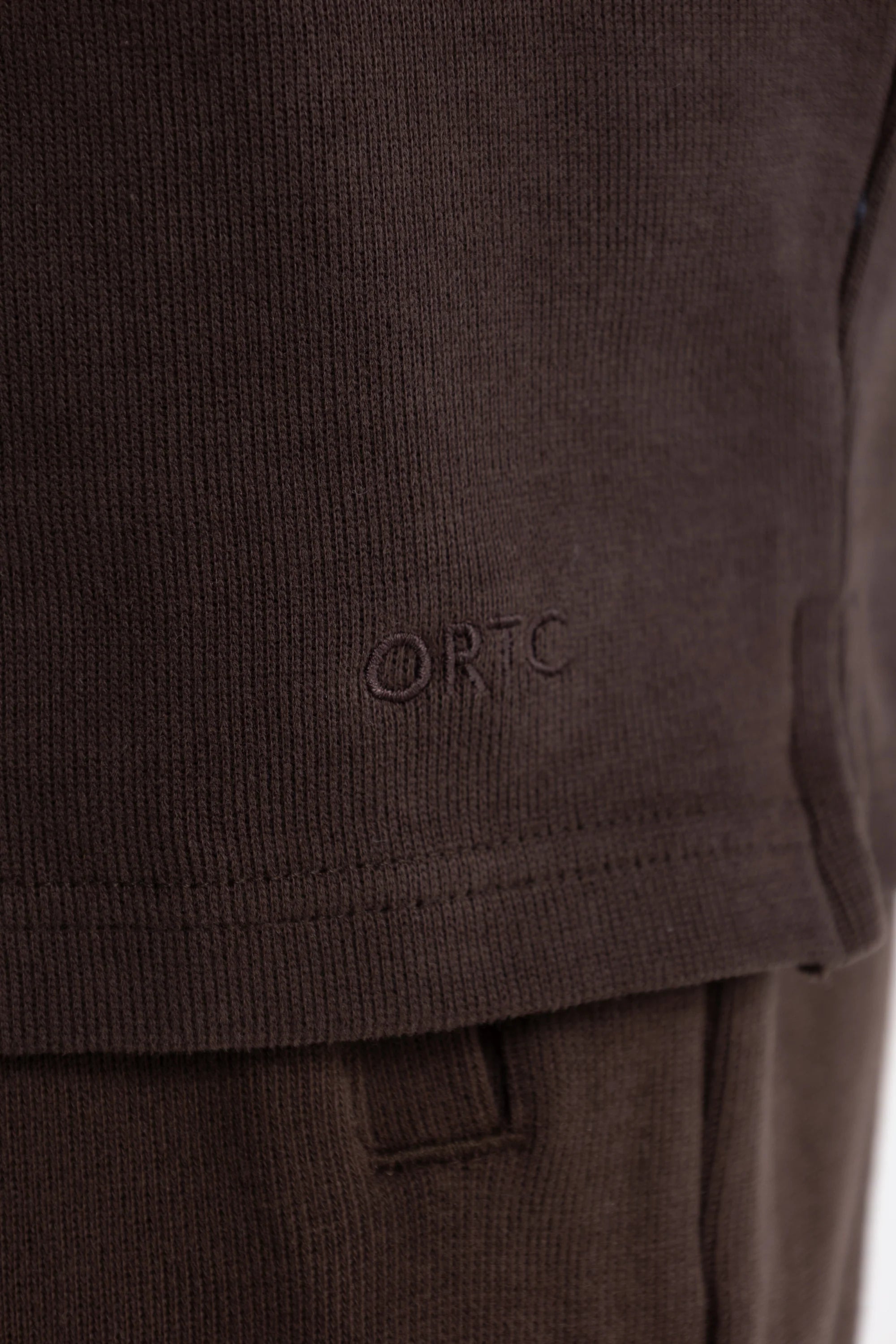 Aiden Quarter Zip Sweater Carob