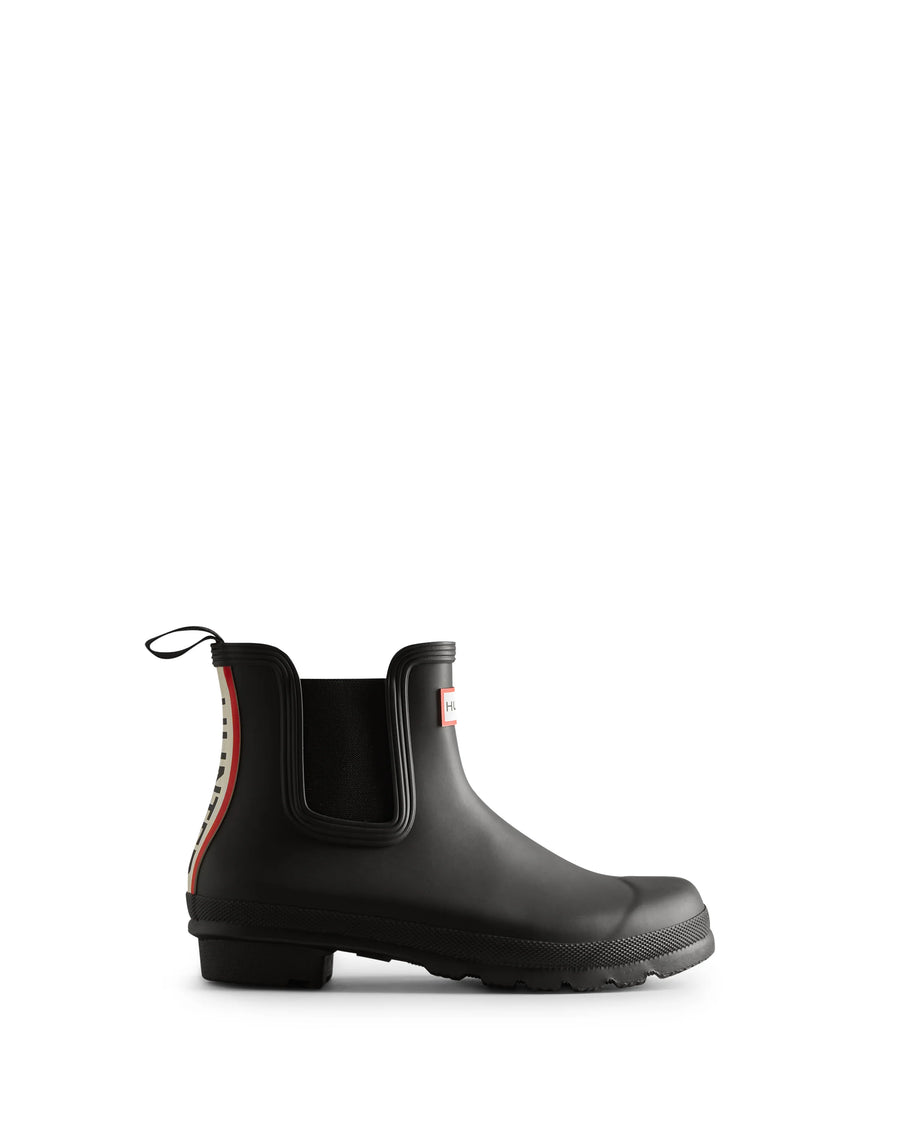 Women's Original Chelsea Tri Colour Logo Boot Black