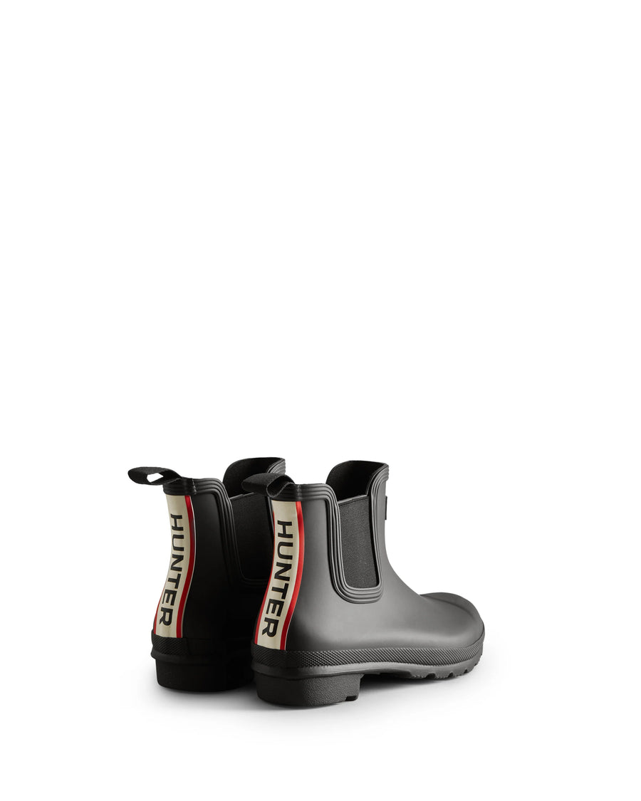 Women's Original Chelsea Tri Colour Logo Boot Black