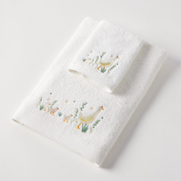 Paddling Ducks Bath Towel & Face Washer Set