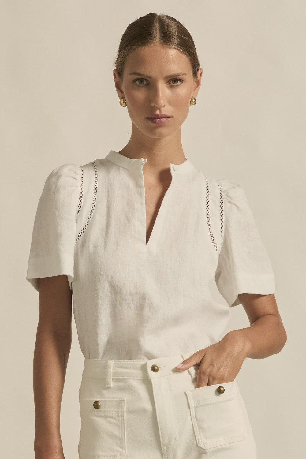 Recollect Top - Porcelain