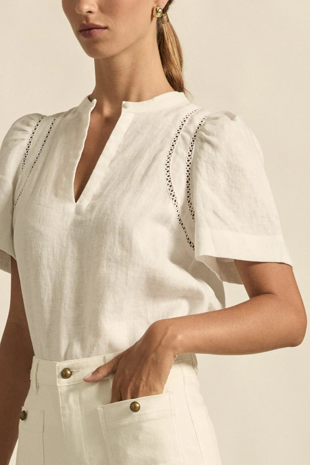 Recollect Top - Porcelain