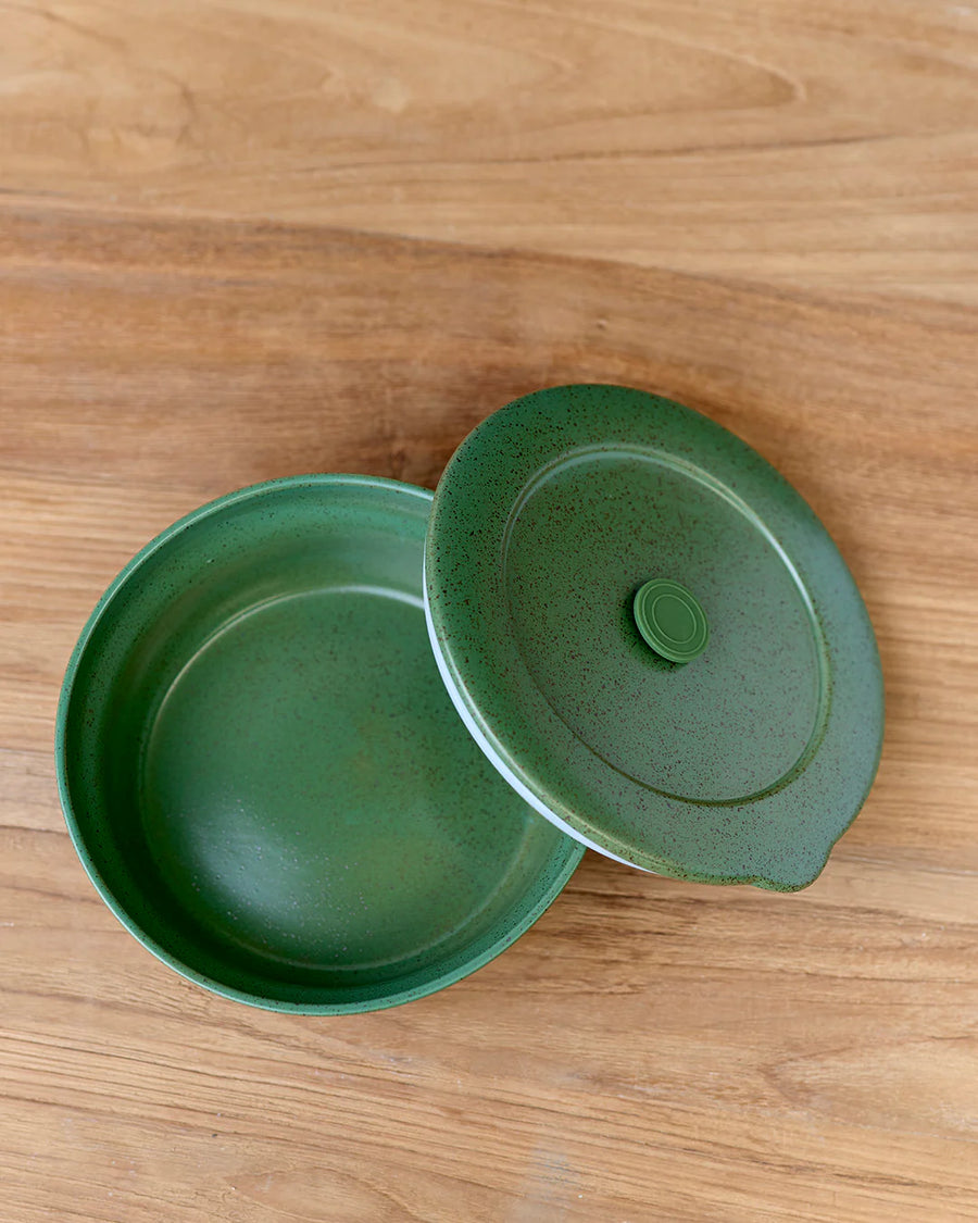 The Wanderer Green Bowl with Lid
