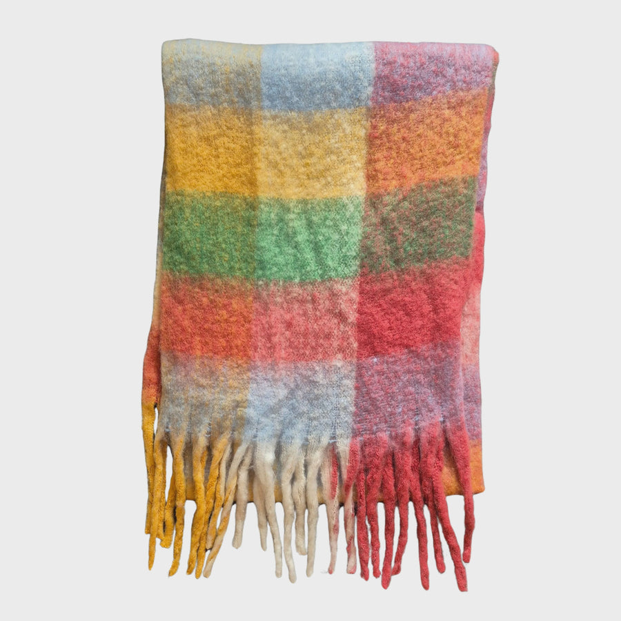 Winter Scarf - Multicolour Square