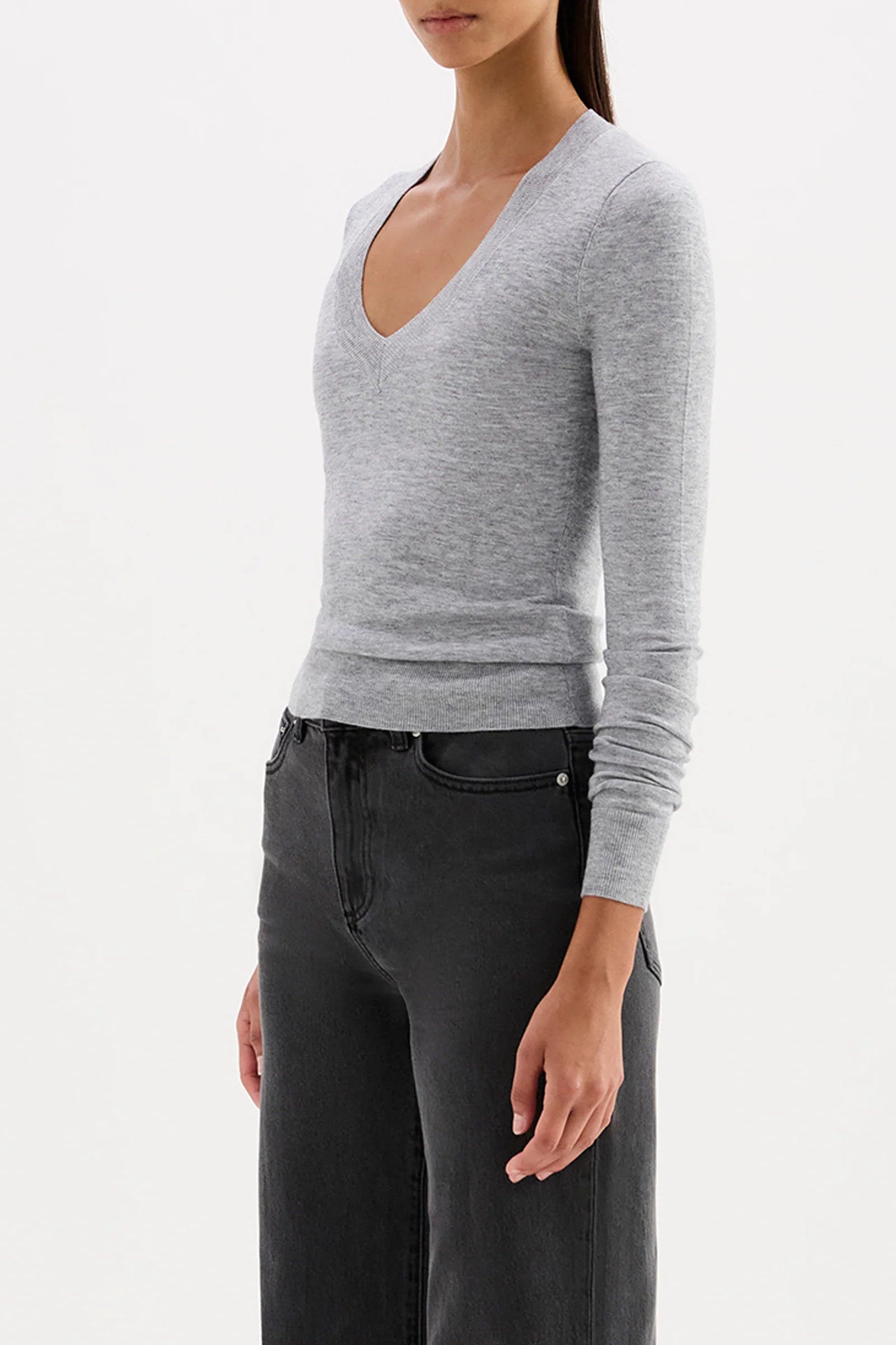Abia Merino Blend Knit Top