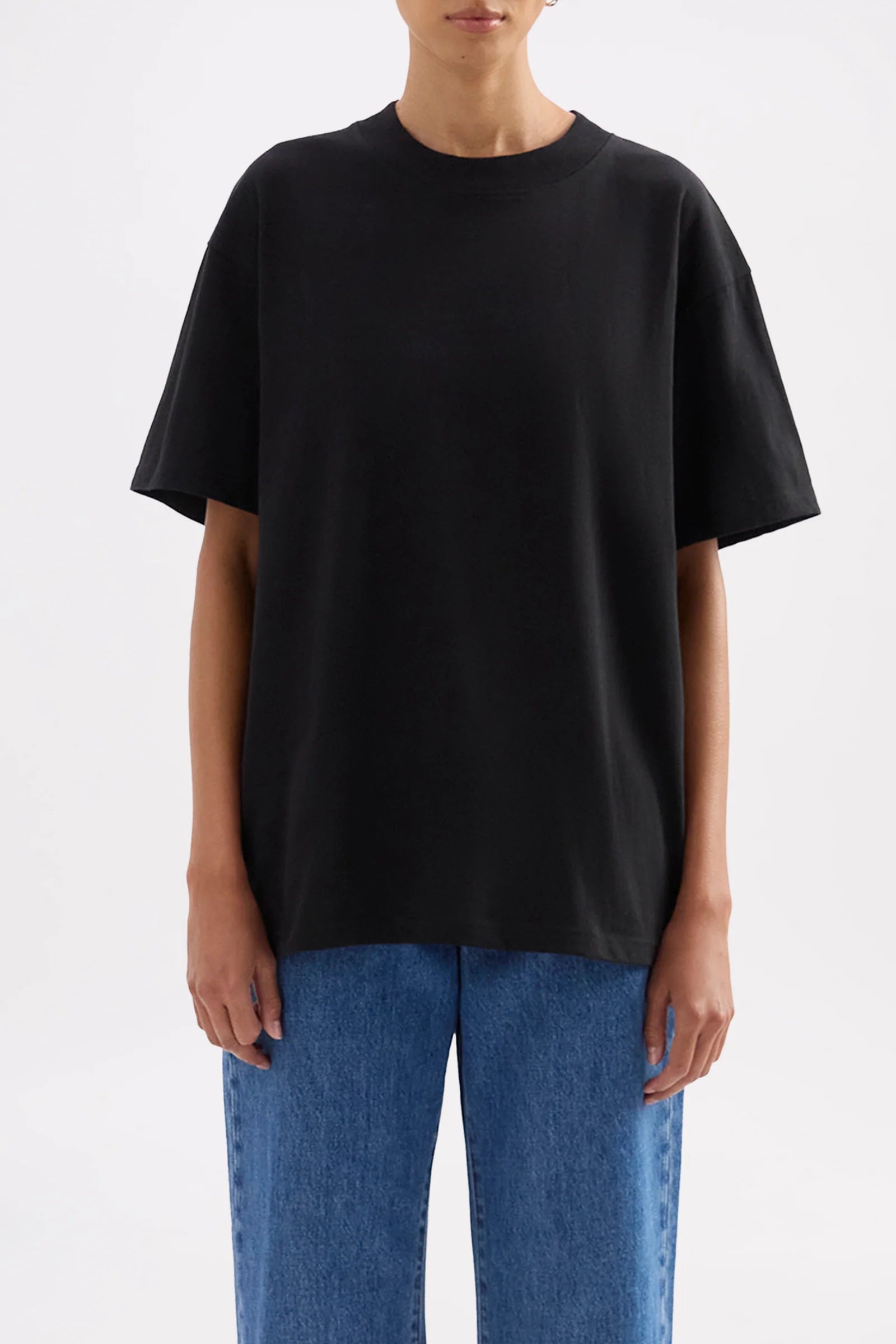 Organic Boyfriend Tee Black