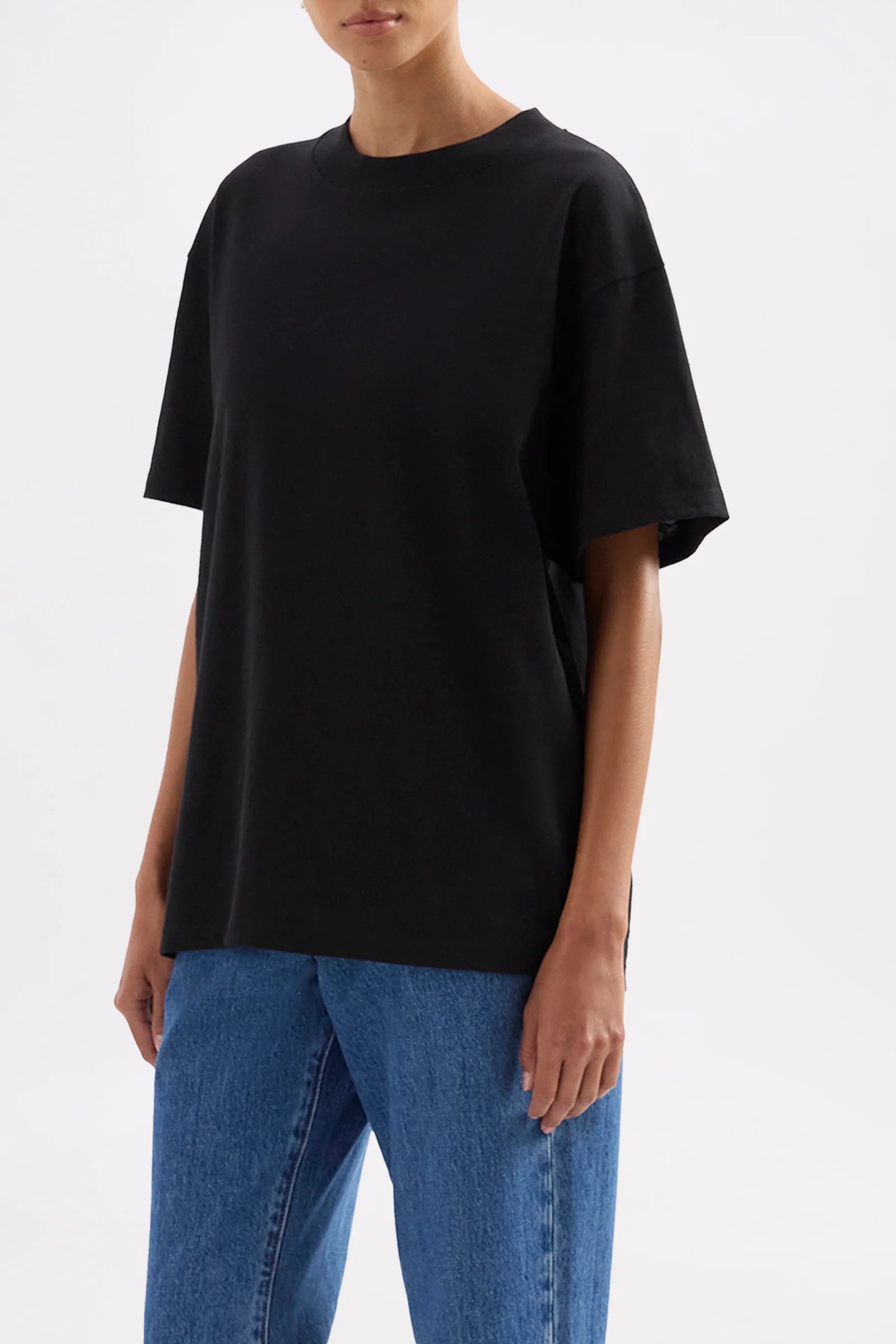 Organic Boyfriend Tee Black