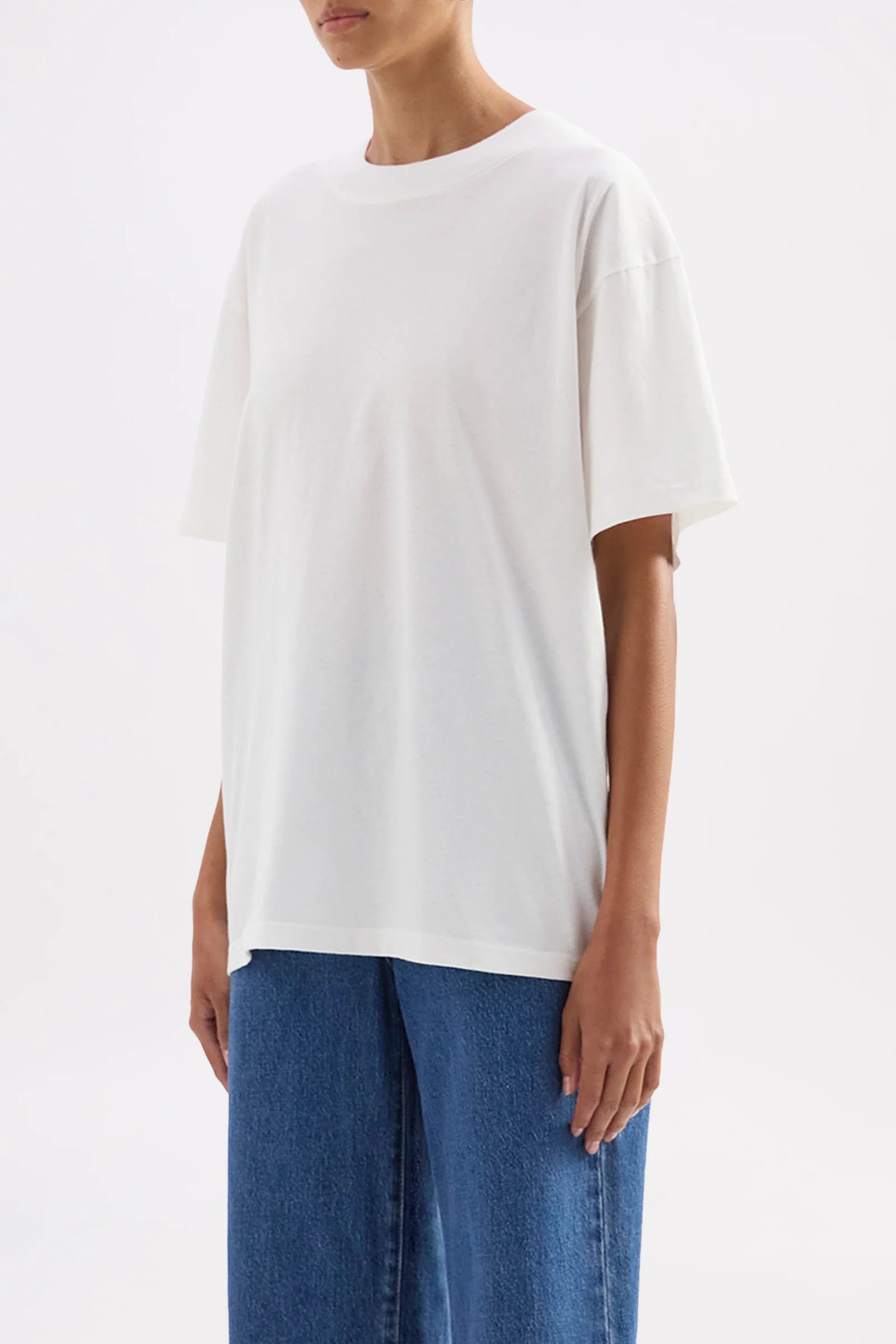 Organic Boyfriend Tee White