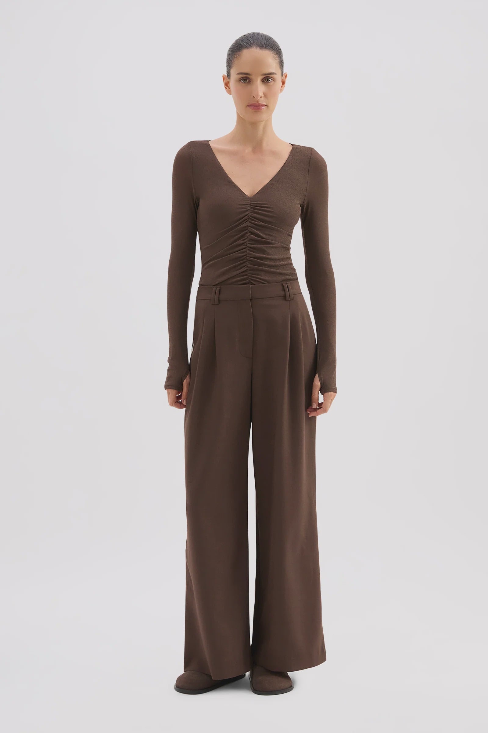 Abigail Pant Walnut